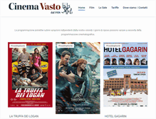 Tablet Screenshot of cinemavasto.it